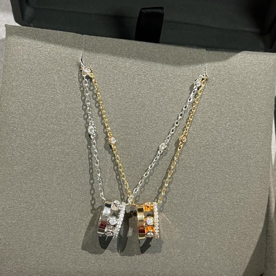[Veyra Jewelry]CHAIN MOVE ROMANE PEDAND NECKLACE