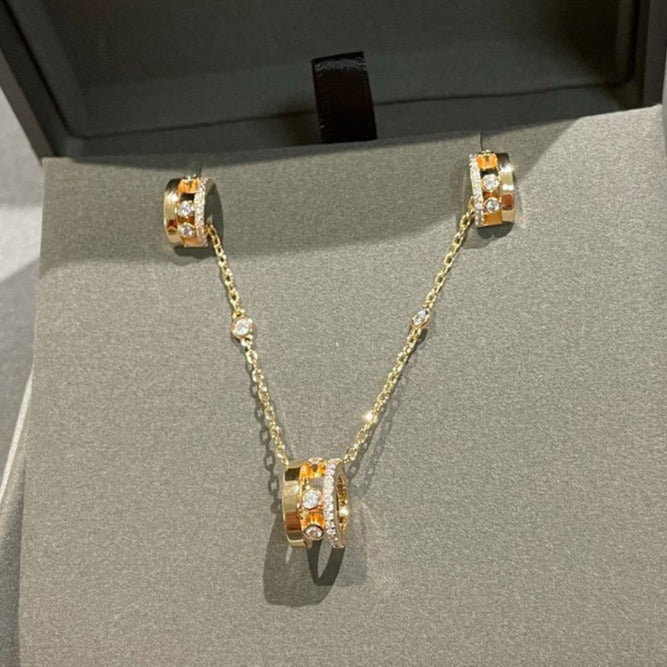 [Veyra Jewelry]CHAIN MOVE ROMANE PEDAND NECKLACE