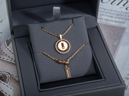 [Veyra Jewelry]LUCKY MOVE PM NECKLACE PINK GOLD DIAMOND