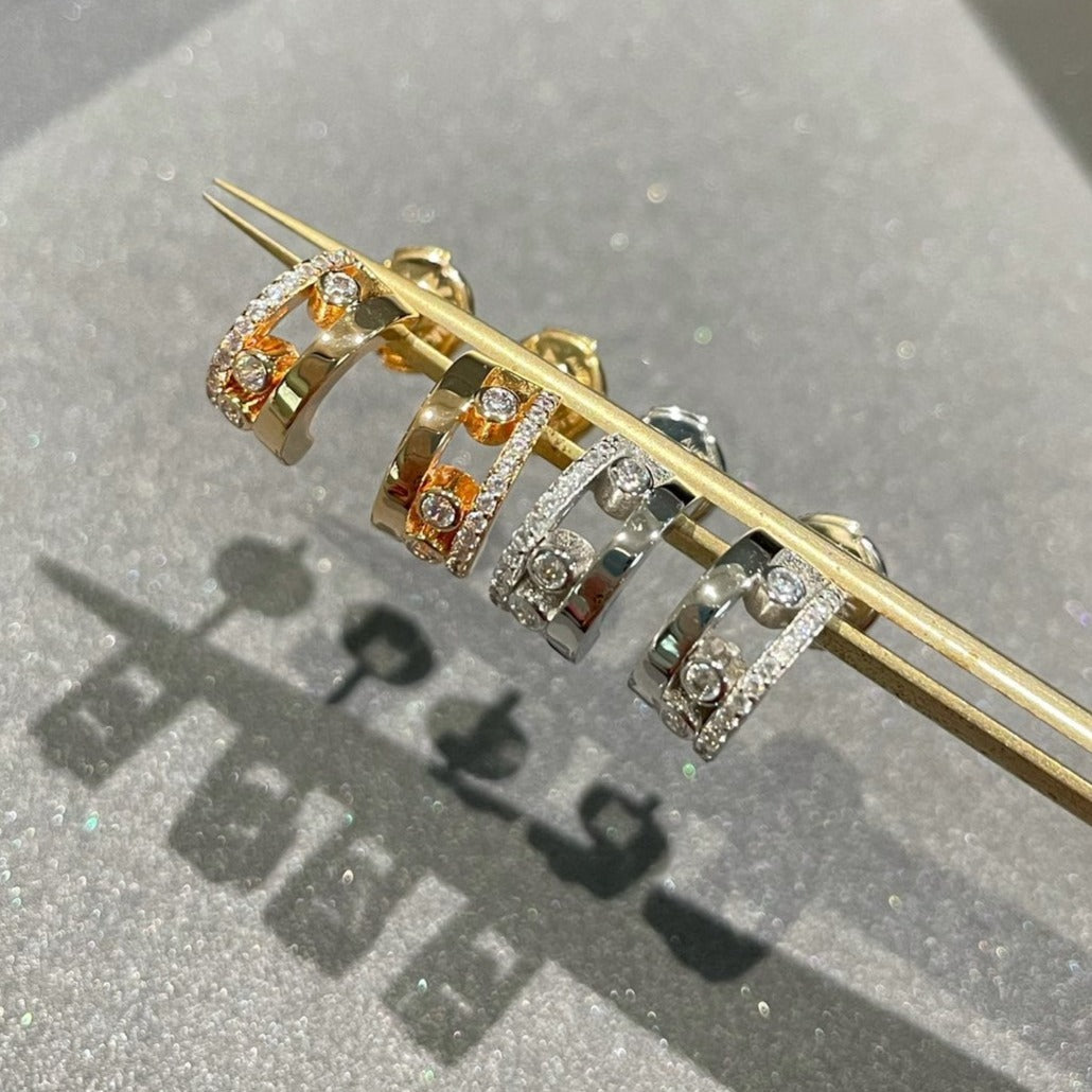 [Veyra Jewelry]MOVE ROMANE EARRINGS DIAMOND