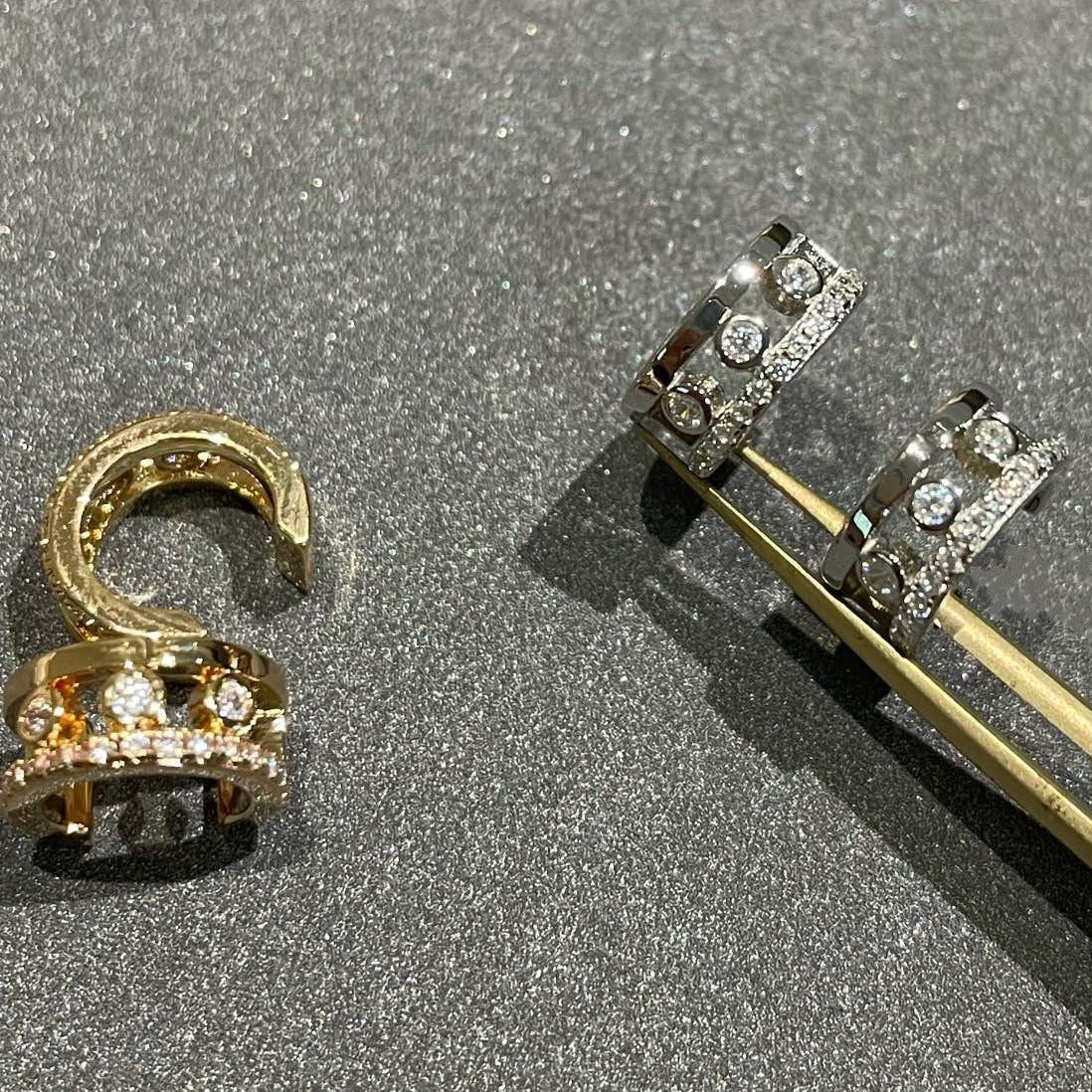 [Veyra Jewelry]MOVE ROMANE EARRINGS DIAMOND