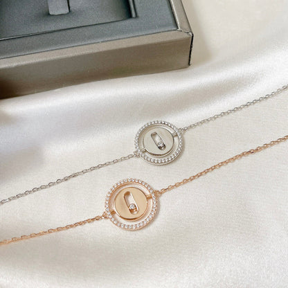 [Veyra Jewelry]LUCKY MOVE PAVED DIAMOND BRACELET
