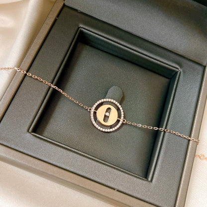 [Veyra Jewelry]LUCKY MOVE PAVED DIAMOND BRACELET