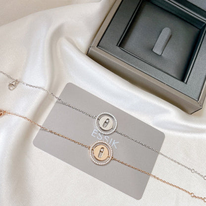 [Veyra Jewelry]LUCKY MOVE PAVED DIAMOND BRACELET