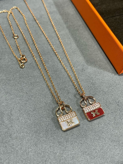 ¡®Veyra Jewelry¡¯H CIRCE MOISSANITE PENDANT NECKLACE GOLD