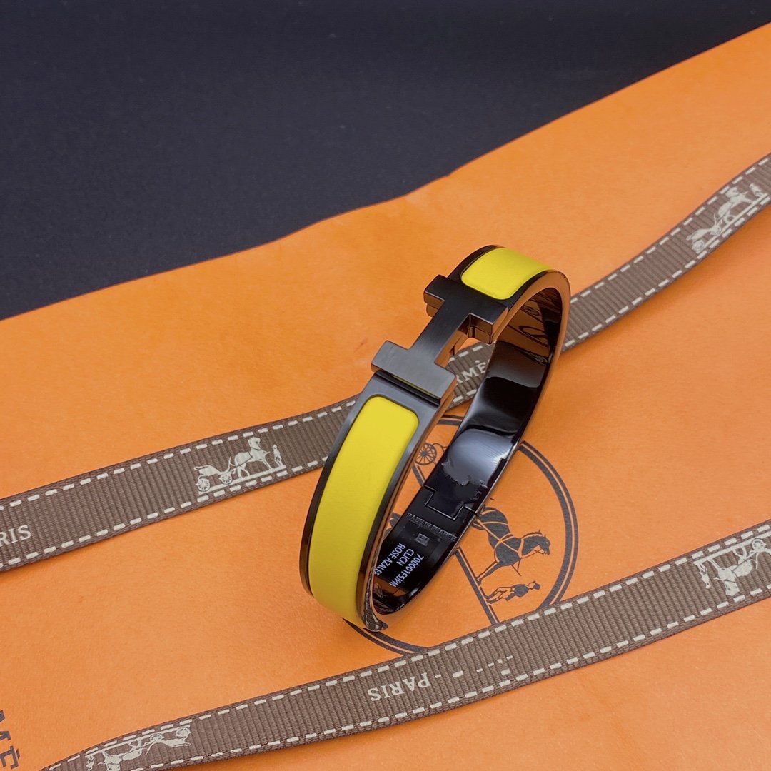 ¡®Veyra Jewelry¡¯CLIC HM SO BLACK YELLOW BRACELET
