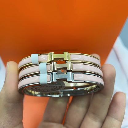 ¡®Veyra Jewelry¡¯CLASSIC HM CLIC  PINK 8MM ENAMEL BRACELET
