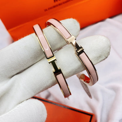 ¡®Veyra Jewelry¡¯CLASSIC HM CLIC  PINK 8MM ENAMEL BRACELET