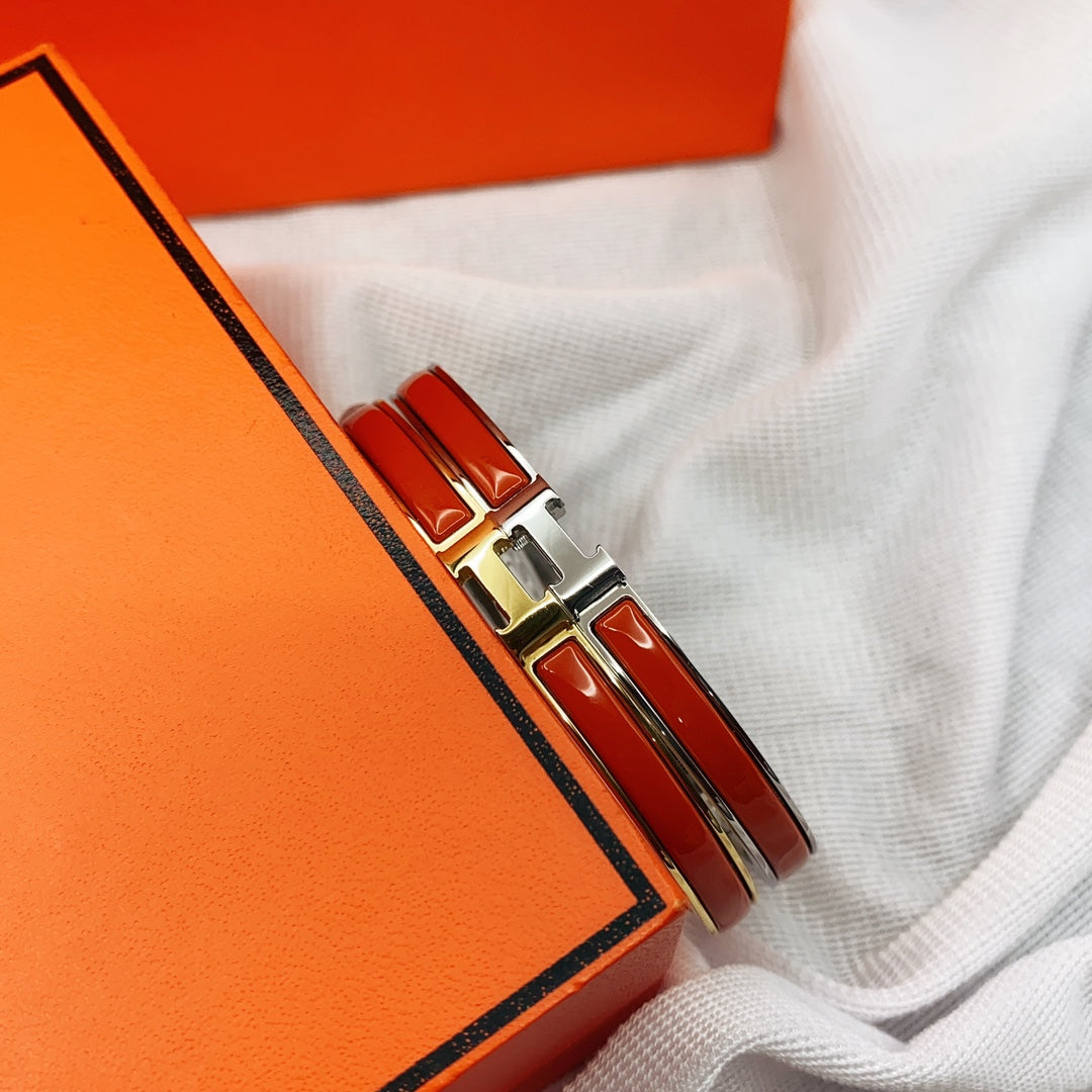 ¡®Veyra Jewelry¡¯CLASSIC HM CLIC RED 8MM ENAMEL BRACELET