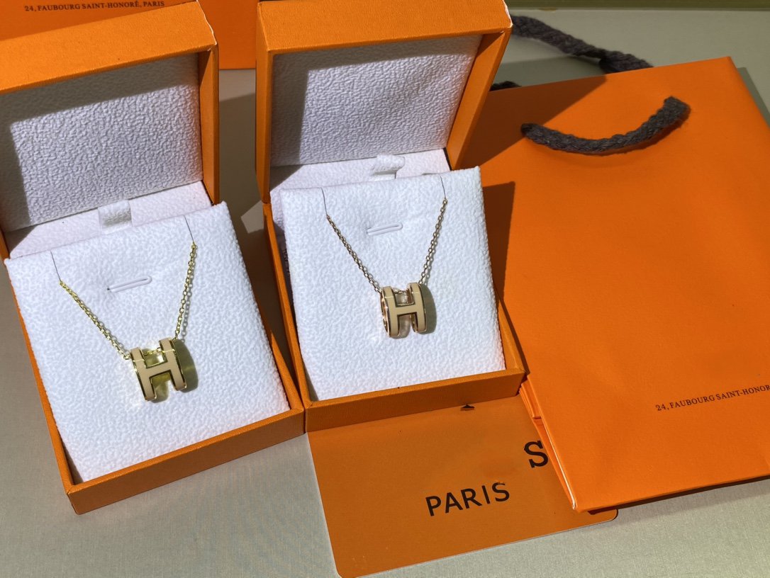 ¡®Veyra Jewelry¡¯HM CLIC YELLOW ENAMEL GOLD NECKLACE