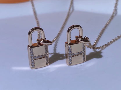 ¡®Veyra Jewelry¡¯HM ADVANCED NICHE LOCK HEAD NECKLACE DIAMONDS
