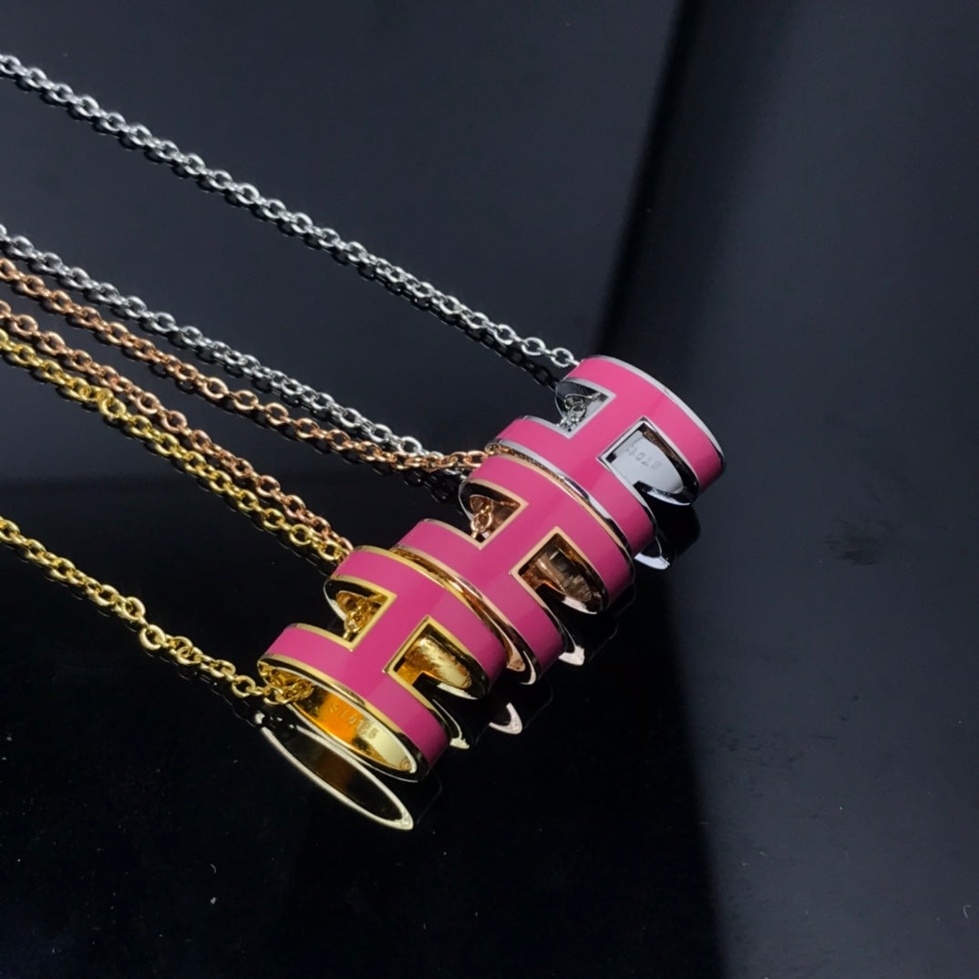 ¡®Veyra Jewelry¡¯H NECKLACE PINK