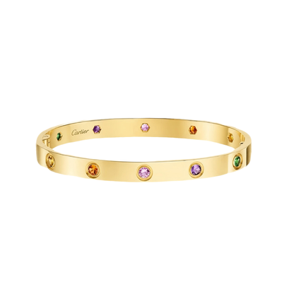 [Veyra Jewelry]2026 RAINBOW LOVE BRACELET 6.1MM  10 DIAMONDS