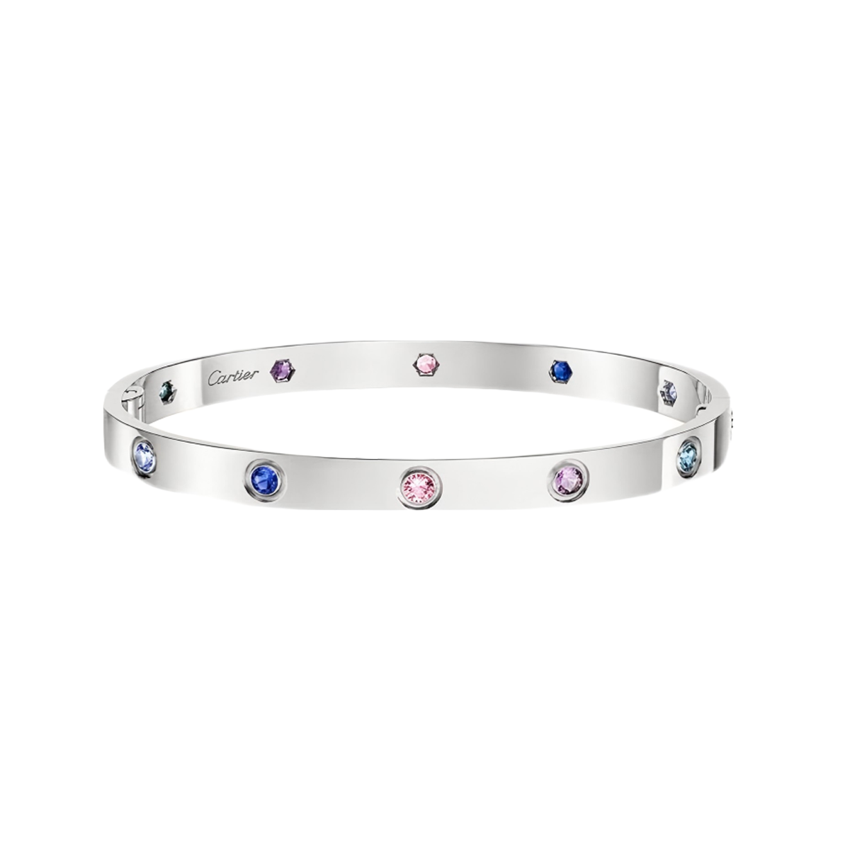 [Veyra Jewelry]2026 RAINBOW LOVE BRACELET 6.1MM  10 DIAMONDS