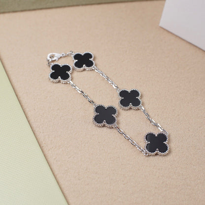 [Veyra Jewelry]New CLOVER 5 MOTIF ONYXS BRACELET COLLECTION