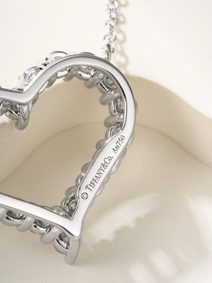 [Veyra Jewelry]T Family Heart Necklace