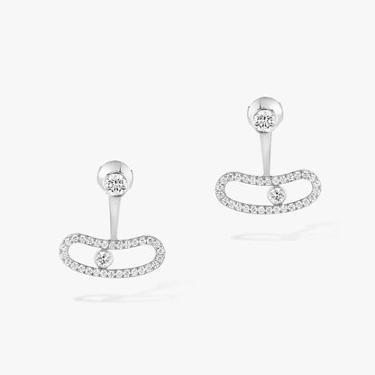 [Veyra Jewelry]MOVE UNO SILVER DIAMOND EARRINGS