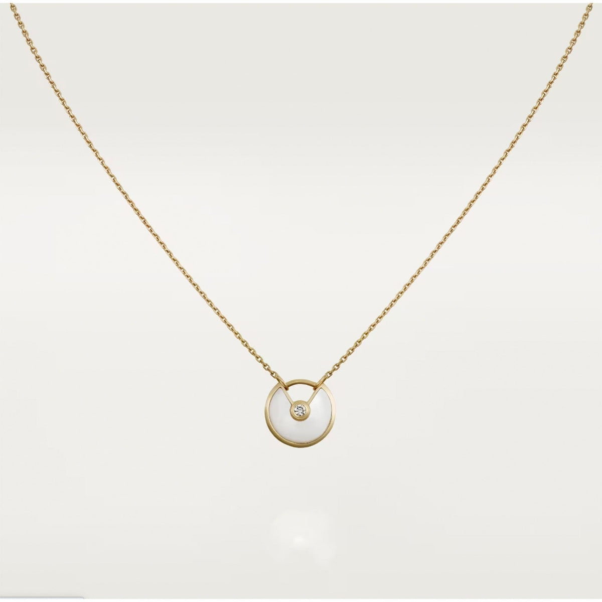 ¡®Veyra Jewelry¡¯AMULETTE ROSE GOLD MOP NECKLACE