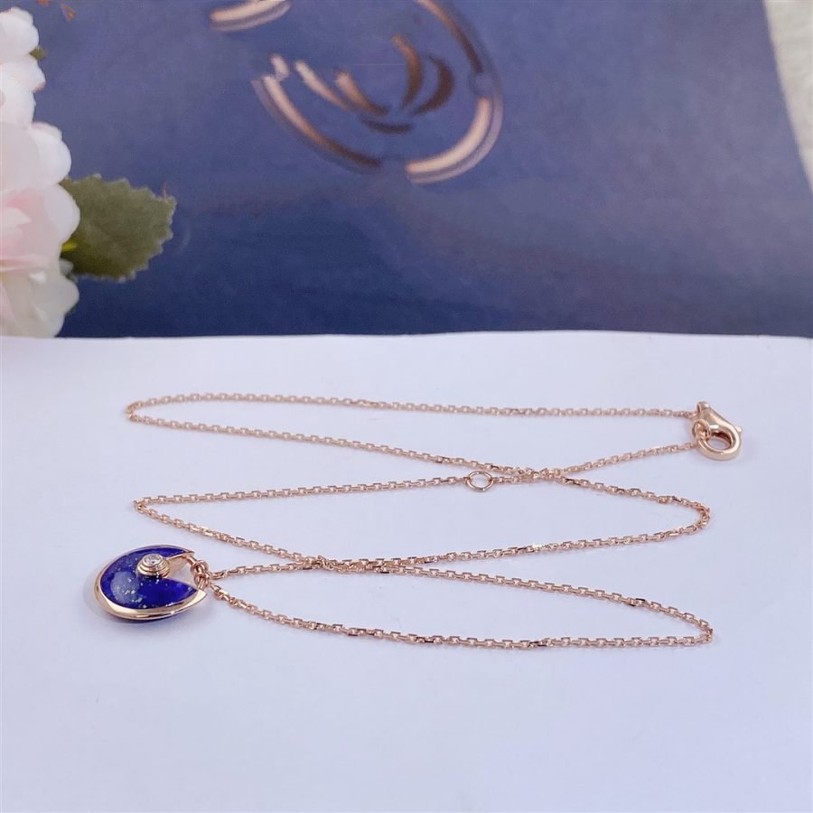¡®Veyra Jewelry¡¯AMULETTE ROSE GOLD AGATE NECKLACE
