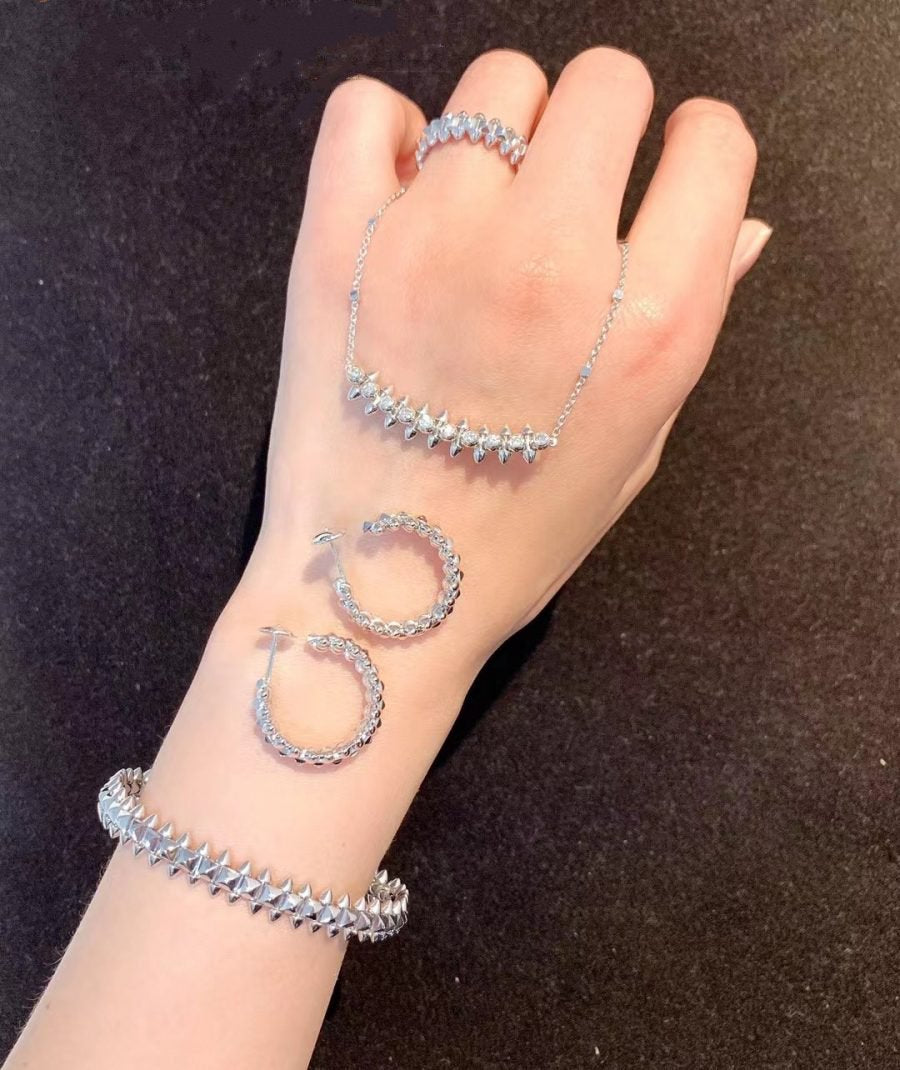 ¡®Veyra Jewelry¡¯CLASH SILVER BRACELET