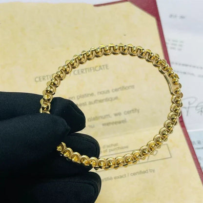 [Veyra Jewelry]CLASH PINK GOLD Silver   Gold  BRACELET