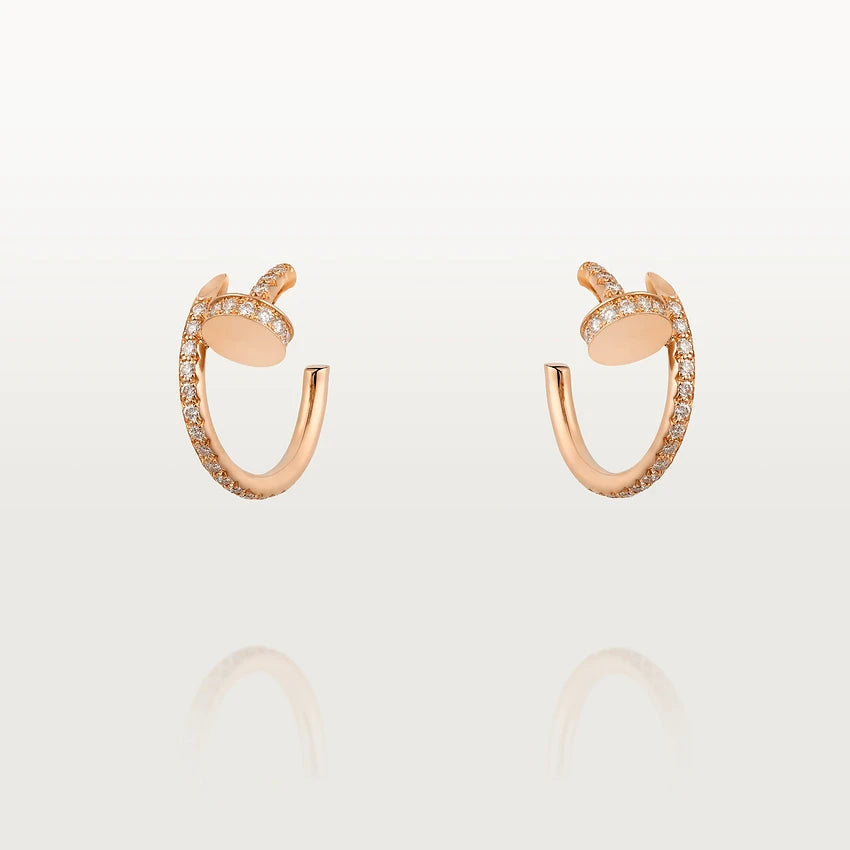 ¡®Veyra Jewelry¡¯JUSTE EARRINGS 12.75MM PINK GOLD DIAMOND