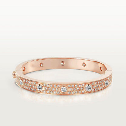 ¡®Veyra Jewelry¡¯LOVE BRACELET 6.1MM DIAMOND-PAVED 10 BIG DIAMONDS