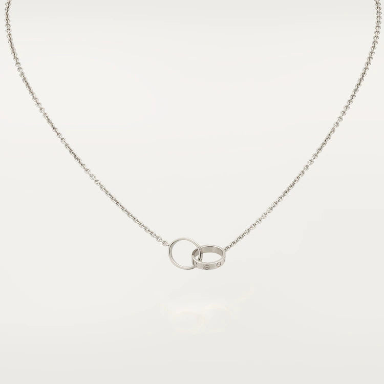 ¡®Veyra Jewelry¡¯LOVE NECKLACE PINK GOLD AND SILVER
