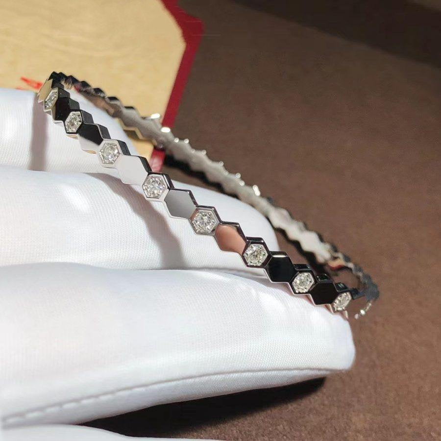 ¡®Veyra Jewelry¡¯BEE LOVE SILVER DIAMOND BRACELET
