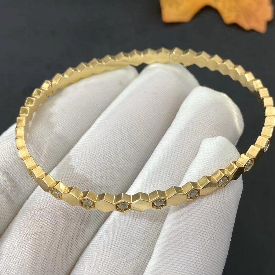 ¡®Veyra Jewelry¡¯BEE LOVE GOLD DIAMOND BRACELET