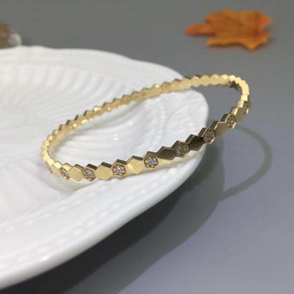 ¡®Veyra Jewelry¡¯BEE LOVE GOLD DIAMOND BRACELET
