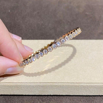 ¡®Veyra Jewelry¡¯BEE LOVE GOLD BRACELET FULL DIAMOND