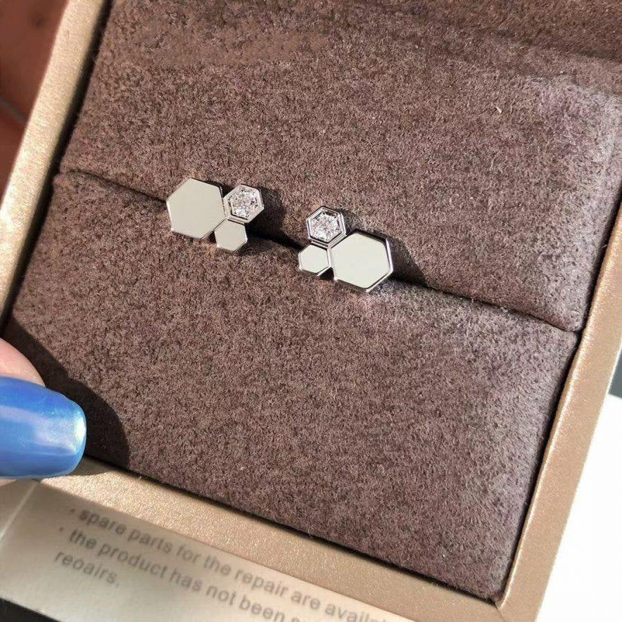 ¡®Veyra Jewelry¡¯BEE LOVE SILVER DIAMOND EARRINGS