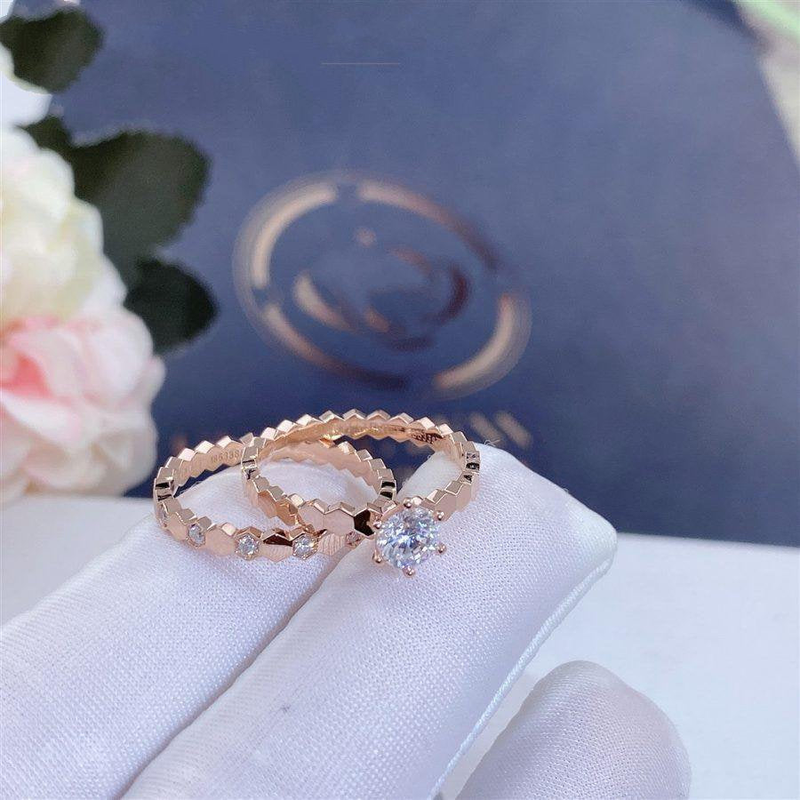 ¡®Veyra Jewelry¡¯BEE LOVE RING PINK GOLD 1 DIAMOND