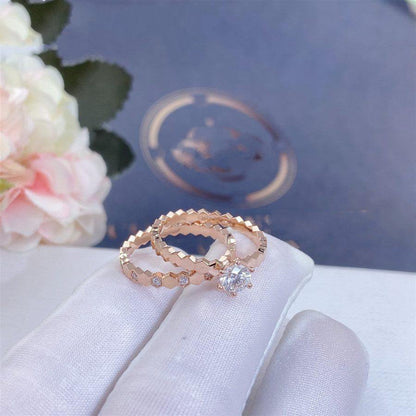 ¡®Veyra Jewelry¡¯BEE LOVE RING PINK GOLD DIAMOND