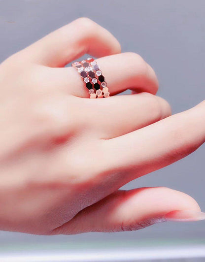 ¡®Veyra Jewelry¡¯BEE LOVE RING PINK GOLD DIAMOND