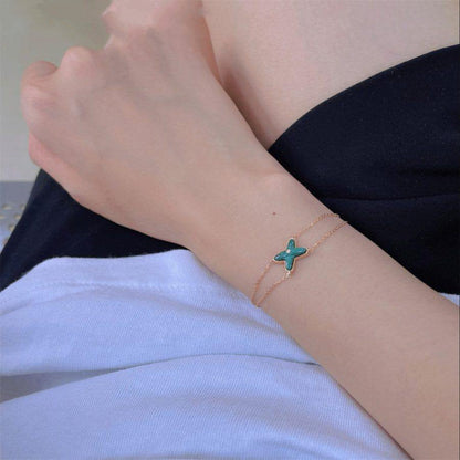 ¡®Veyra Jewelry¡¯JEUX BRACELET MALACHITE PINK GOLD 1 DIAMOND