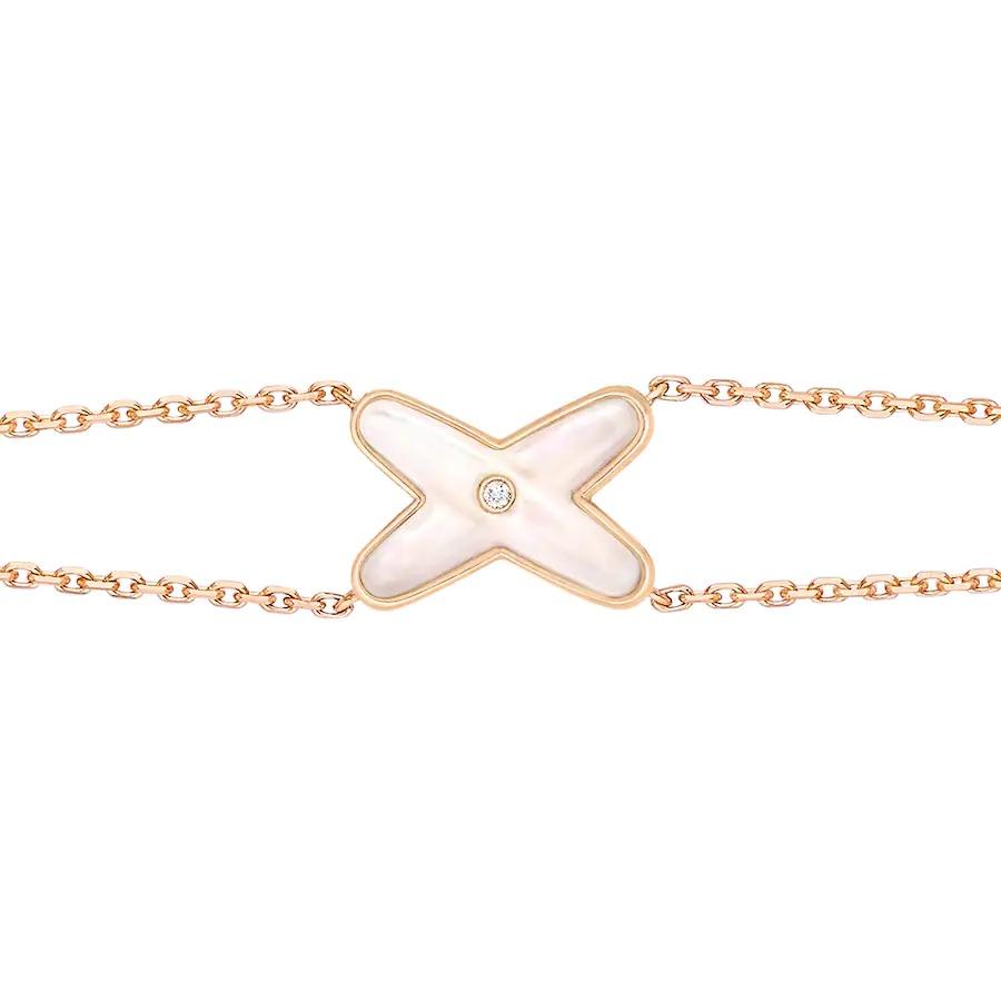 ¡®Veyra Jewelry¡¯JEUX BRACELET WHITE MOP PINK GOLD 1 DIAMOND