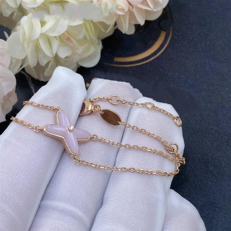 ¡®Veyra Jewelry¡¯JEUX BRACELET PINK MOP PINK GOLD 1 DIAMOND