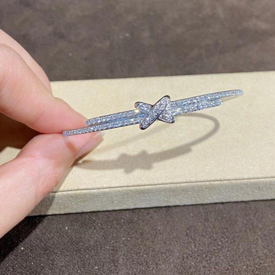 ¡®Veyra Jewelry¡¯JEUX DE BRACELET DIAMONDS SILVER