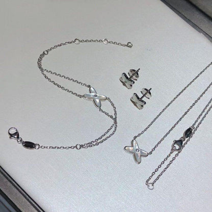 ¡®Veyra Jewelry¡¯JEUX BRACELET WHITE MOP SILVER 1 DIAMOND