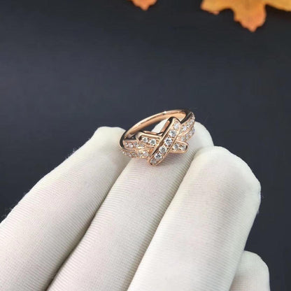 ¡®Veyra Jewelry¡¯JEUX DE RING PINK GOLD DIAMOND
