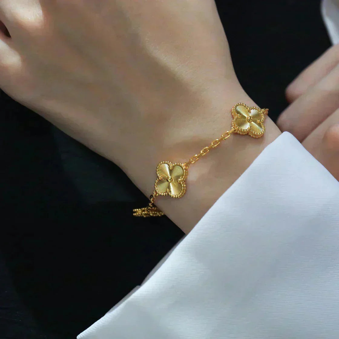 [Veyra Jewelry]New  CLOVER 5 MOTIF LASER BRACELET COLLECTION