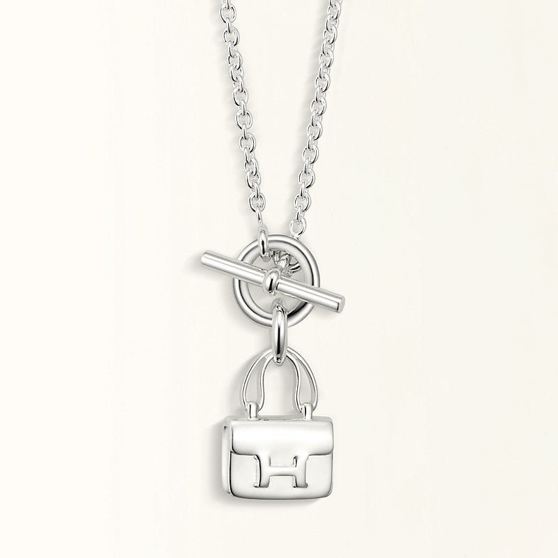 ¡®Veyra Jewelry¡¯POP H PEDANT SILVER NECKLACE