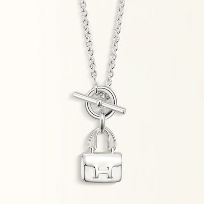 ¡®Veyra Jewelry¡¯POP H PEDANT SILVER NECKLACE