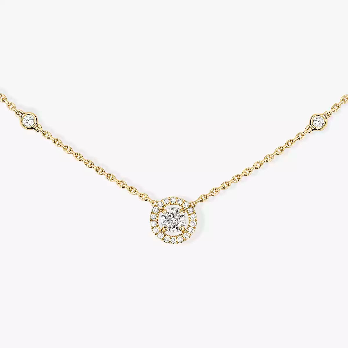 [Veyra Jewelry]Diamond Necklace 0,20ct Brilliant Shape Joy