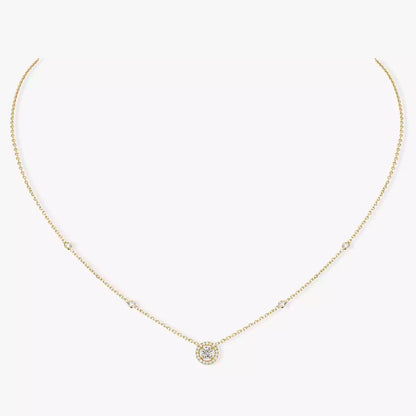 [Veyra Jewelry]Diamond Necklace 0,20ct Brilliant Shape Joy