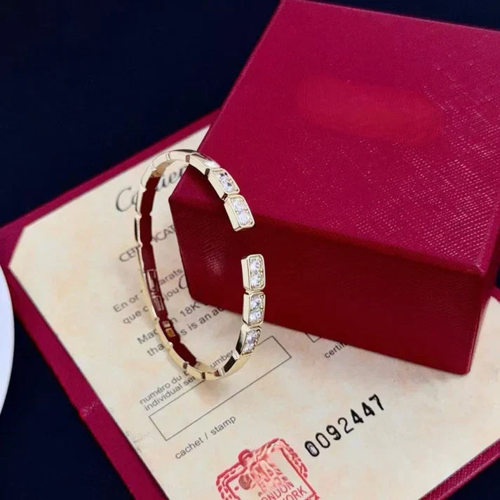 [Veyra Jewelry]LOVE DIAMOND OPEN BRACELET