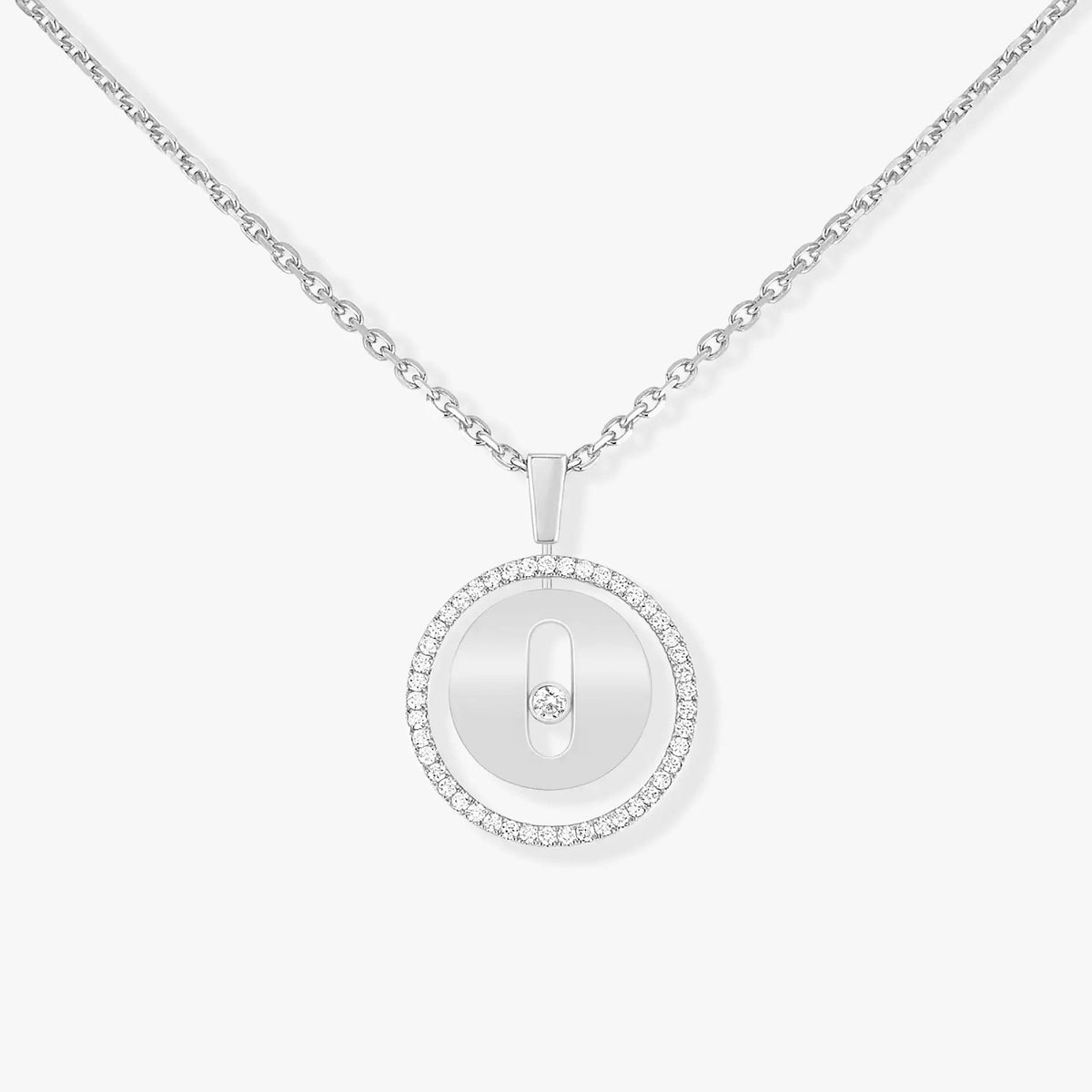 [Veyra Jewelry]LUCKY MOVE PM NECKLACE SILVER DIAMOND