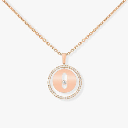 [Veyra Jewelry]LUCKY MOVE PM NECKLACE PINK GOLD DIAMOND